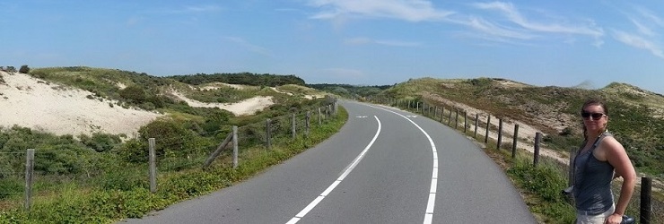 Sommer 2016 mit dem Rad zum Strand von Wassenaar (Holland)